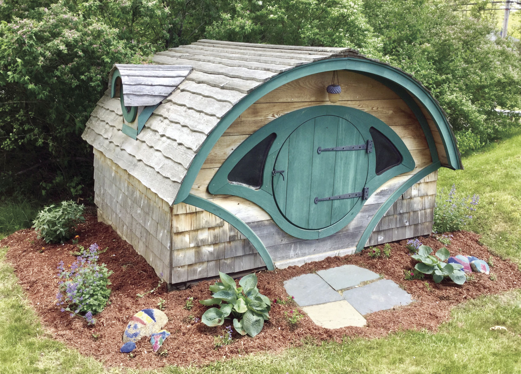Cub Scout earns Wolf badge for landscaping project at Moultonborough Library